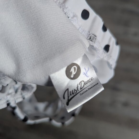 Just Dance Custom Dance Top – Polka Dot Puff Sleeve Crop – Child Size 6 (Approx) - Picture 3 of 6